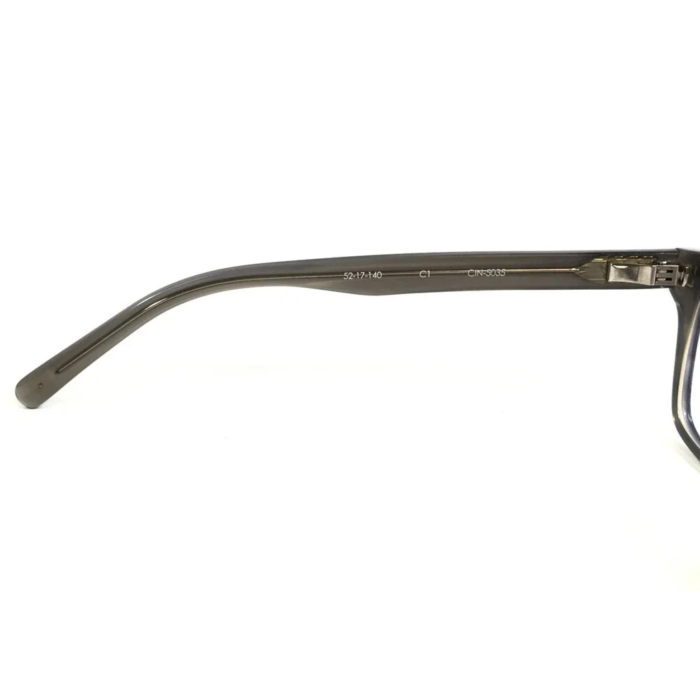 Cinzia Eyeglasses Frames CIN-5035 C1 Purple Gray Rectangle Full Rim 52-17-140